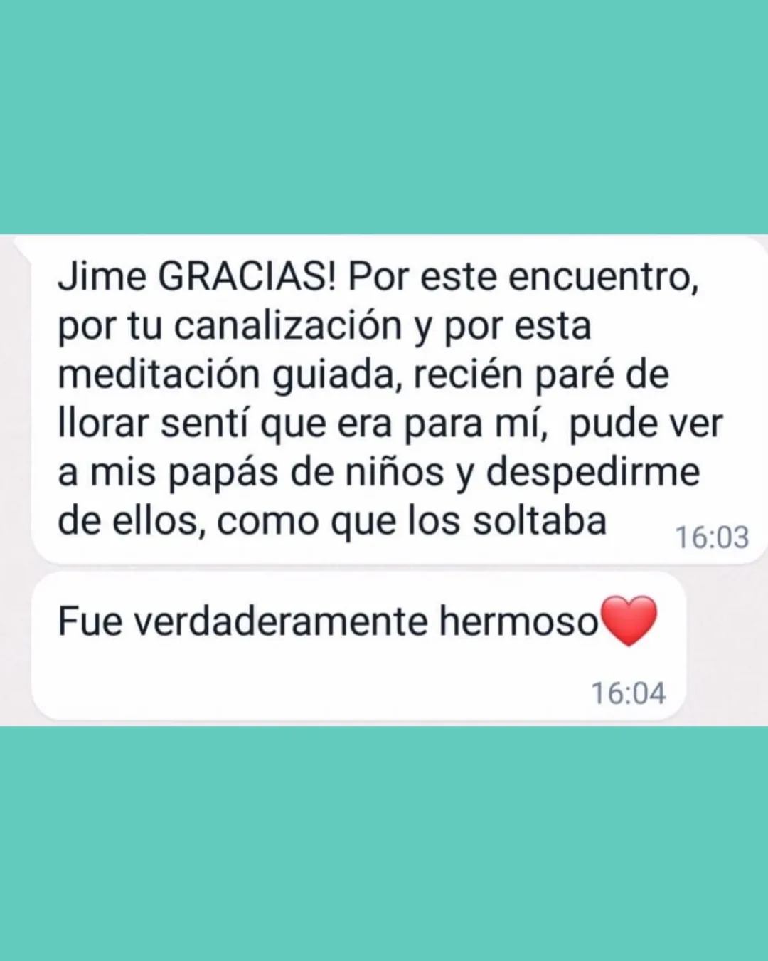 Testimonio Sesión Personalizada